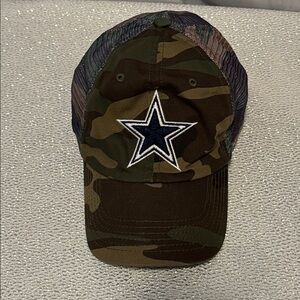 Dallas Cowboys camo trucker hat!